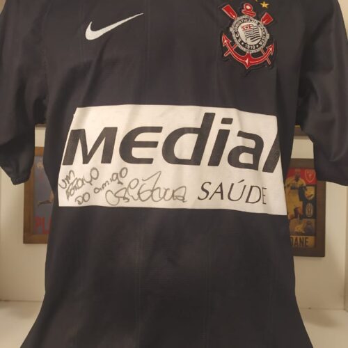 Camisa Corinthians Nike 2008 Cristian autografada