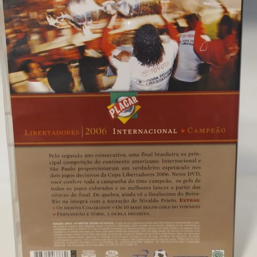 DVD Internacional campeão da Libertadores 2006