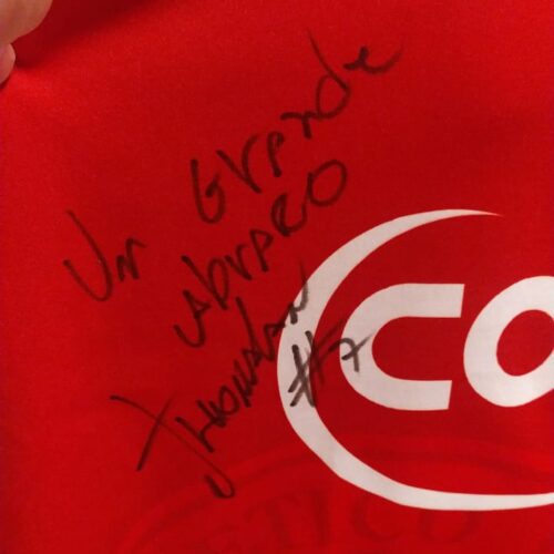 Camisa Paulistano Aktion Jonatan autografada