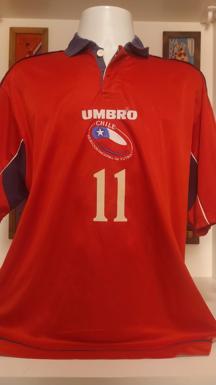 Camiseta 2020/21 Chile futebol Away - Marcelo Salas