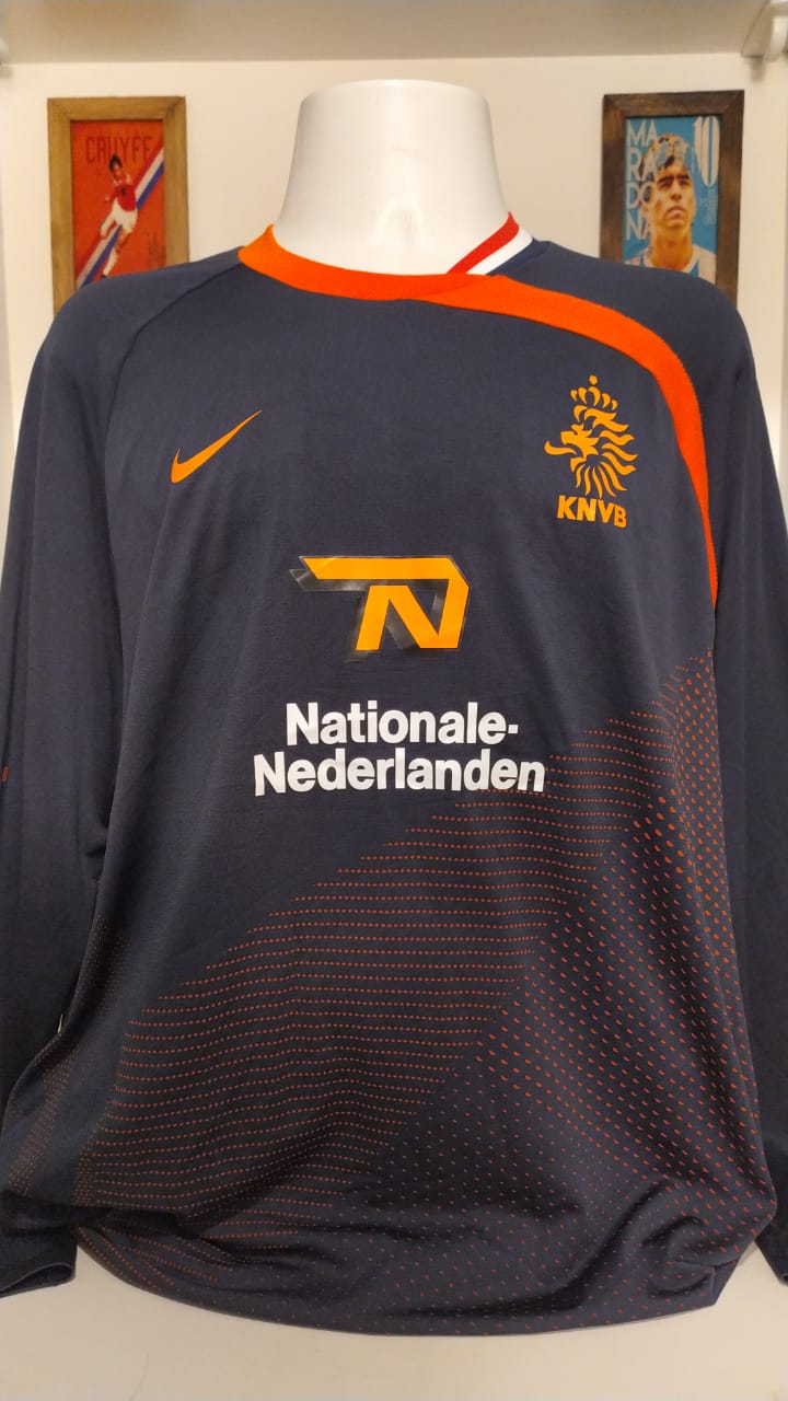 Camisa Holanda Nike treino mangas longas – Memorias do Esporte