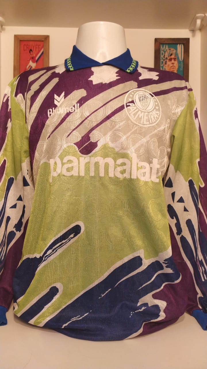 Camisa Palmeiras Rhumell 1993 goleiro mangas longas ...
