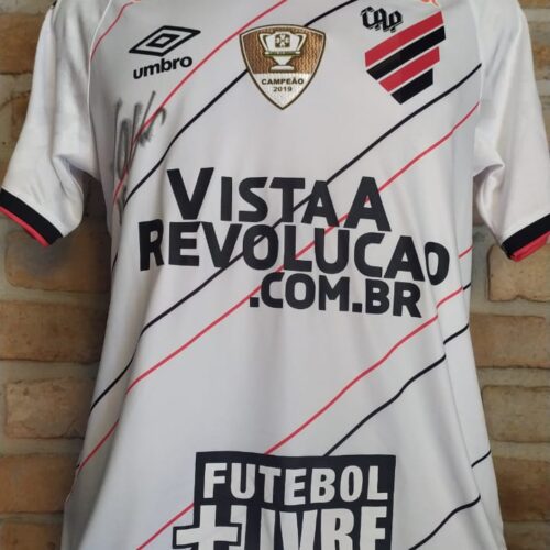 Camisa Athletico Paranaense Umbro 2020 Walter autografada Brasileirão