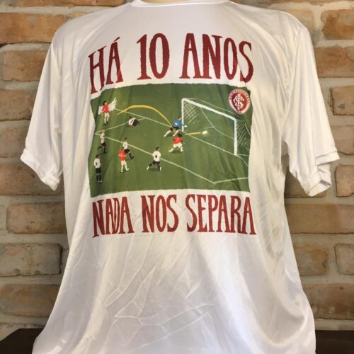 Camisa Internacional Há dez anos nada nos separa Libertadores da América 2006