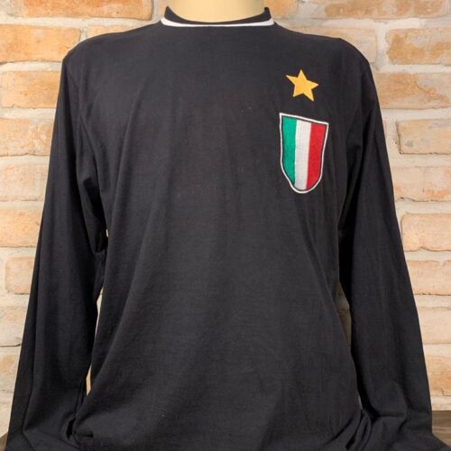 Camisa Juventus Liga Retro 1973 Dino Zoff mangas longas
