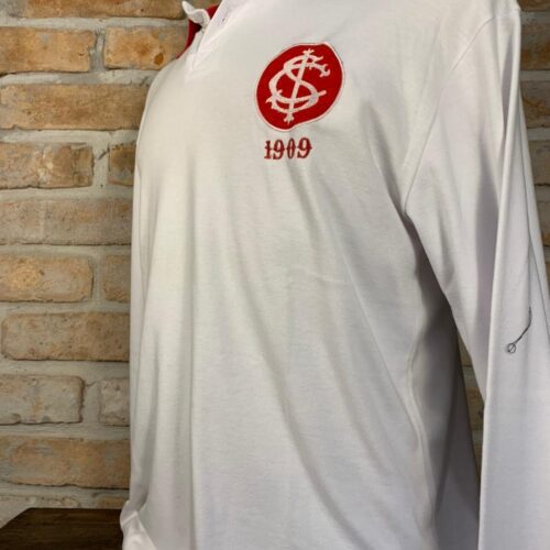 Camisa Internacional Inter Red Polo mangas longas