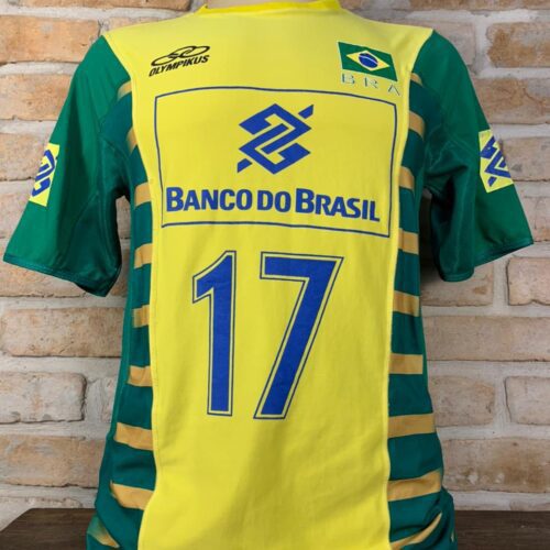 Camisa Brasil Olympikus 2007 Ricardinho vôlei masculino