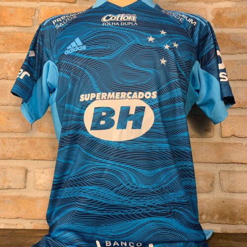 Camisa Cruzeiro Adidas 2021 Lucas França Brasileirão goleiro