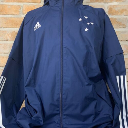 jaqueta de chuva adidas coritiba azul