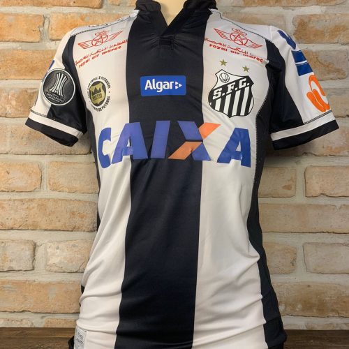 Camisa Santos Kappa 2016 Libertadores da América Gabriel Barbosa