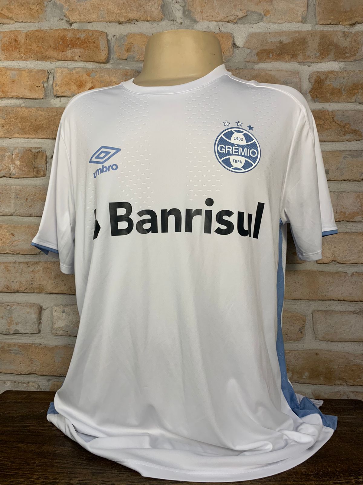 camisa branca do gremio