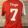 Camisa Internacional Reebok 2010 Tinga mundial FIFA autografada treino - Imagem 3