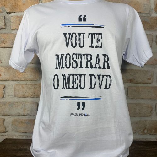 Camisa Grêmio Renato Portaluppi Frases Imortais ‘’Vou te mostrar meu DVD’’