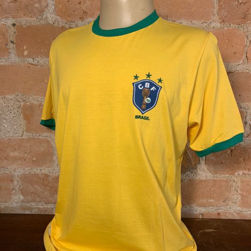 Camisa Brasil Retrô licenciada 1982 Zico