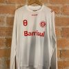 Camisa Internacional Reebok 2010 Libertadores da América branca mangas longas Sandro
