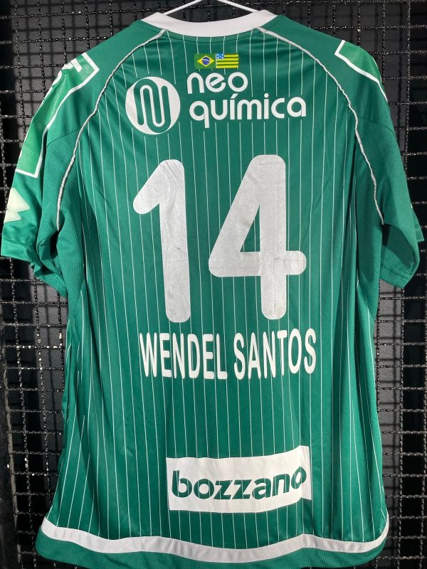 Camisa Goiás Lotto 2010 Final Sul-americana Wendel Santos - Image 2