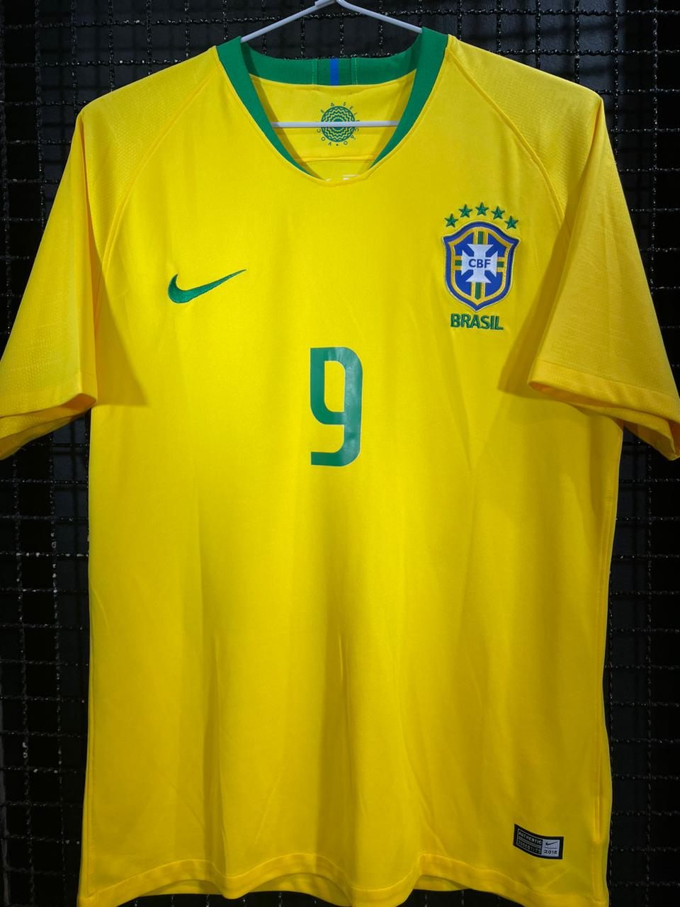 Camisa Brasil Nike 2018 Gabriel Barbosa Gabigol
