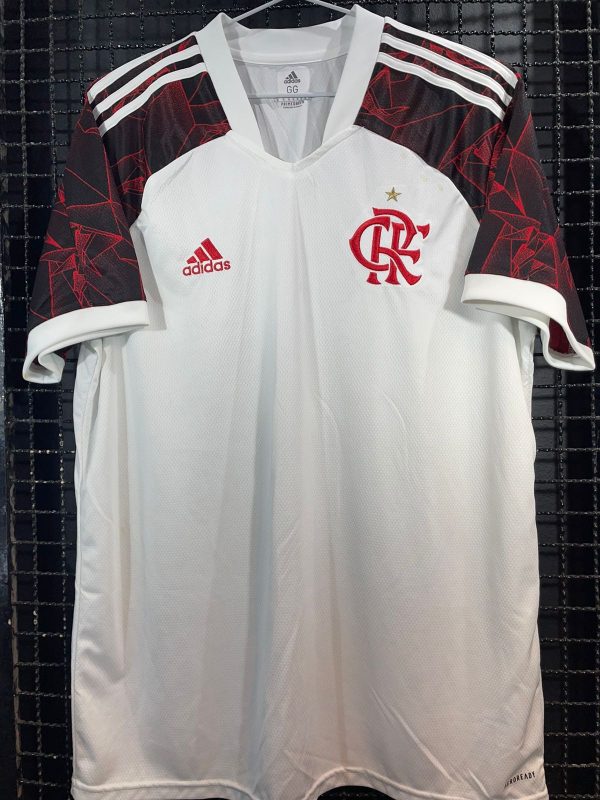 Camisa Flamengo Adidas 2021 branca