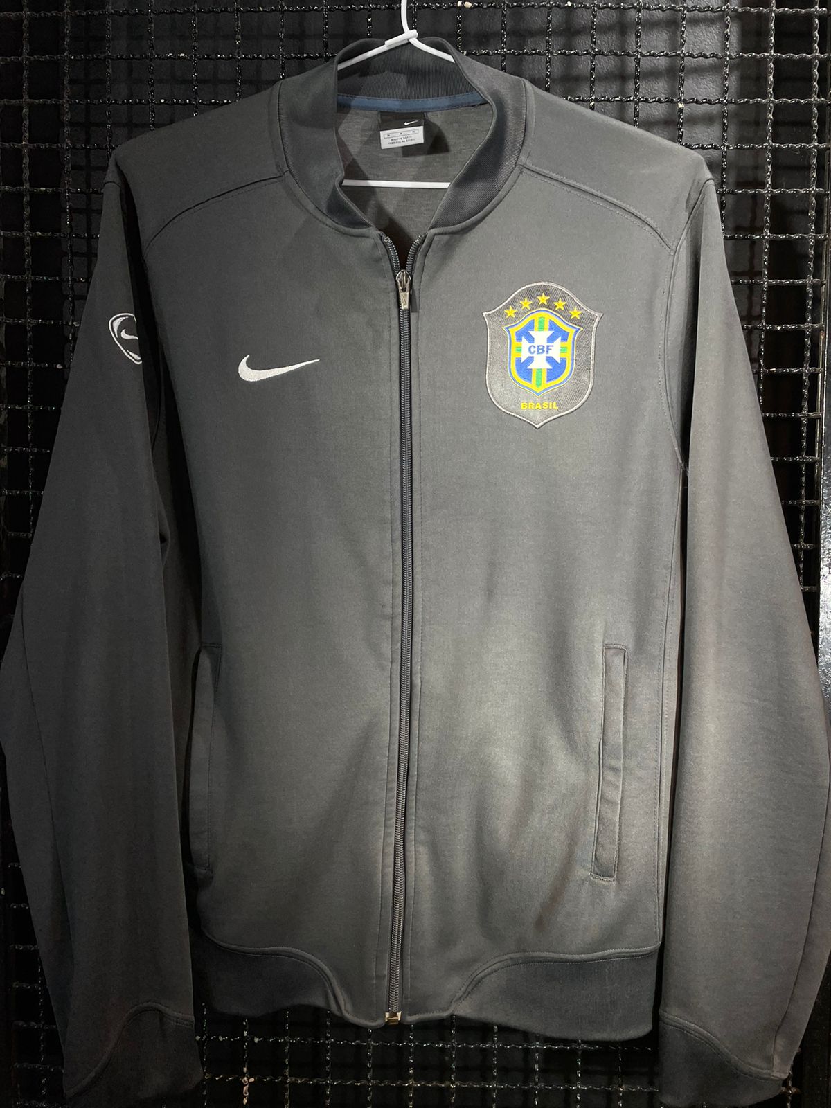 Jaqueta Brasil Nike treino – Memorias do Esporte