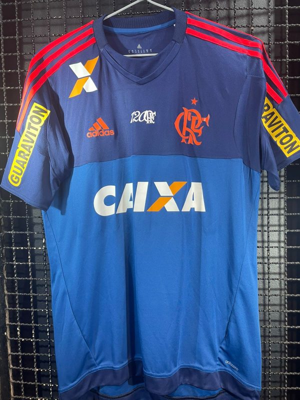 Camisa Flamengo Adidas 2015 goleiro Paulo Victor