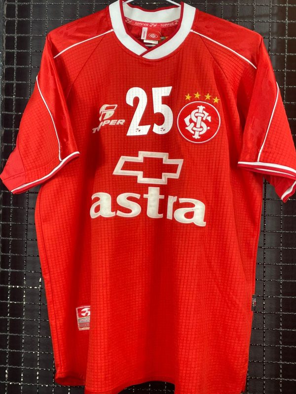 Camisa Internacional Topper 2000 Copa João Havelange vermelha