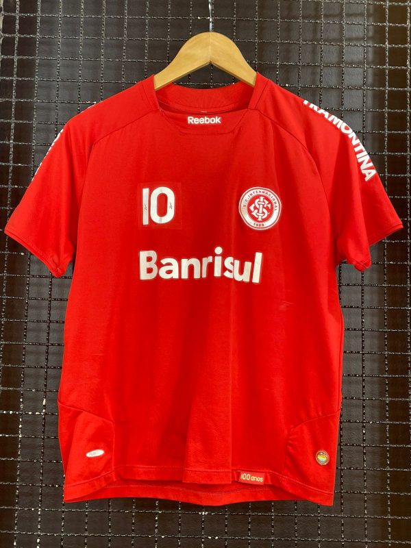 Camisa Internacional Reebok 2010 vermelha infantil