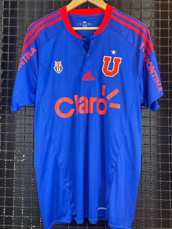 Camisa Universidad de Chile Adidas 2015 azul