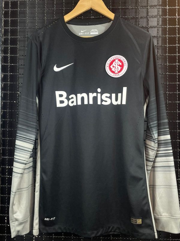 Camisa Internacional Nike 2015 goleiro Alisson mangas longas preta