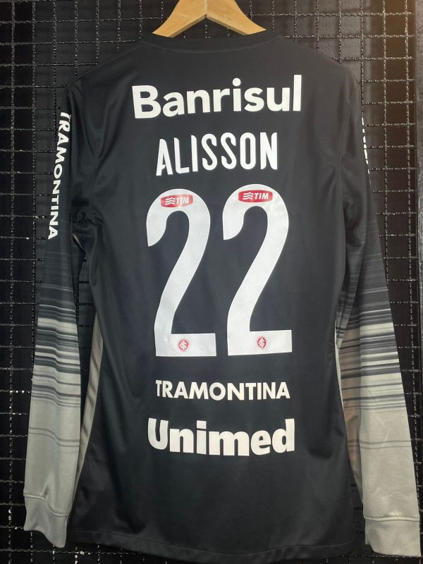 Camisa Internacional Nike 2015 goleiro Alisson mangas longas preta - Imagem 2