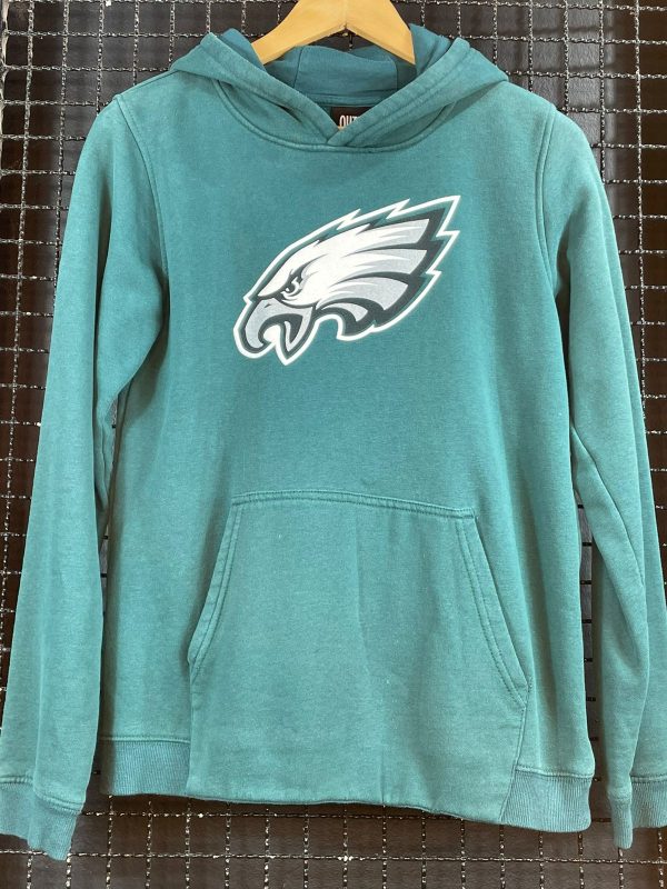 Moletom Philadelphia Eagles verde Outer Stuff infantil