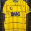 Camisa Cruzeiro Reebok 2009 terceiro uniforme amarela