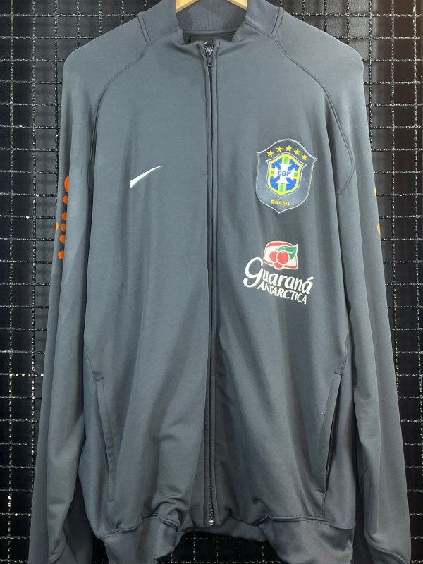 Jaqueta Brasil Nike 2006 cinza