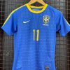 Camisa Brasil Nike 2010 infantil azul