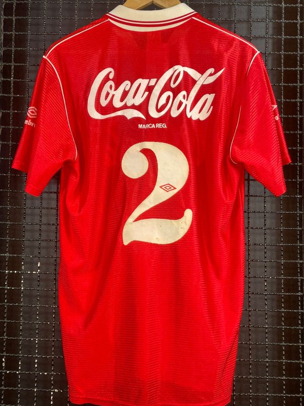 Camisa Internacional Umbro 1992 vermelha Célio Lino - Imagem 2