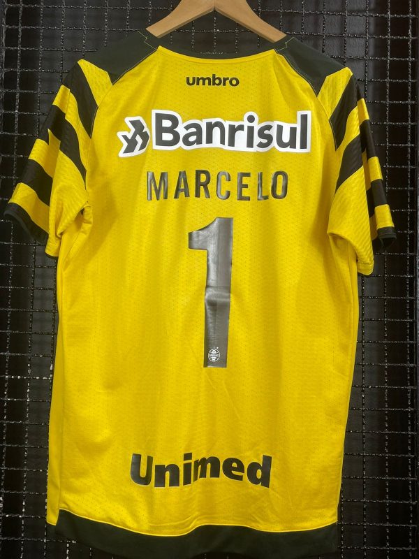 Camisa Grêmio Umbro 2017 goleiro amarela Marcelo Grohe - Imagem 2