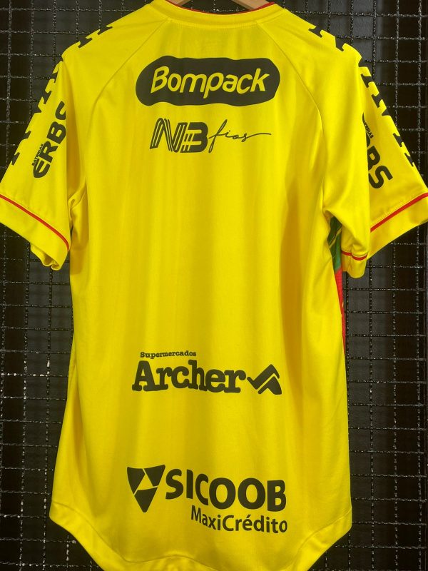 Camisa Brusque – SC Finta 2022 amarela - Imagem 2