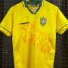 Camisa Brasil Umbro 1994 amarela infantil