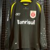 Camisa Internacional Reebok 2008 goleiro mangas longas preta