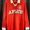 Camisa Internacional Umbro 1988 Modelo das tacinhas vermelha mangas longas