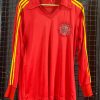 Camisa Espanha Adidas 1982 mangas longas