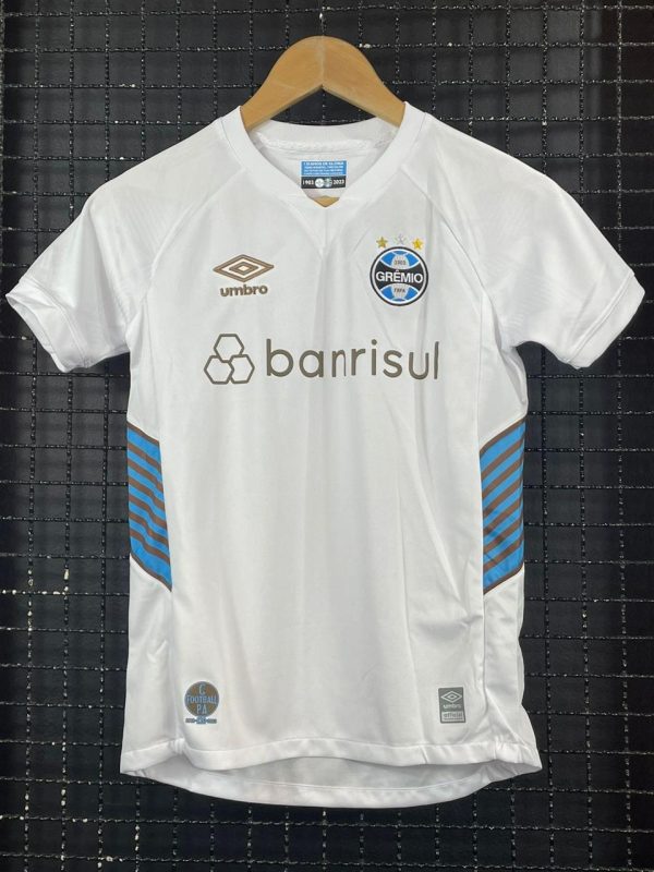 Camisa Grêmio Umbro 2023 branca infantil