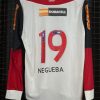 Camisa Flamengo Olympikus 2011 Negueba branca mangas longas - Image 2