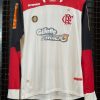 Camisa Flamengo Olympikus 2011 Negueba branca mangas longas