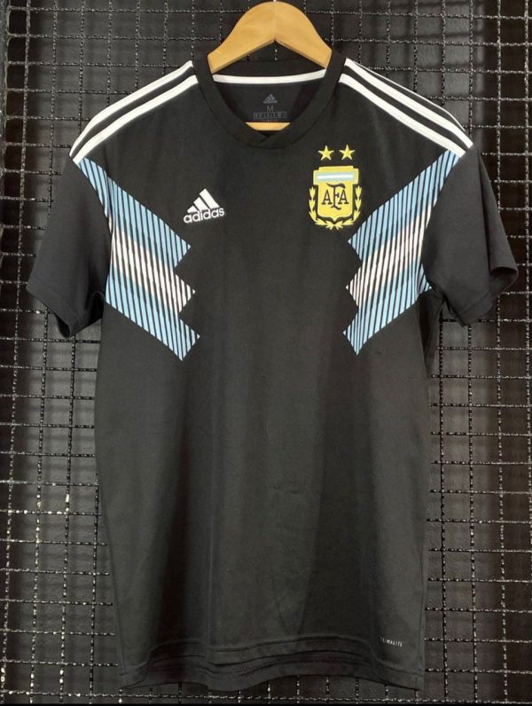 Camisa Argentina Adidas 2018 preta