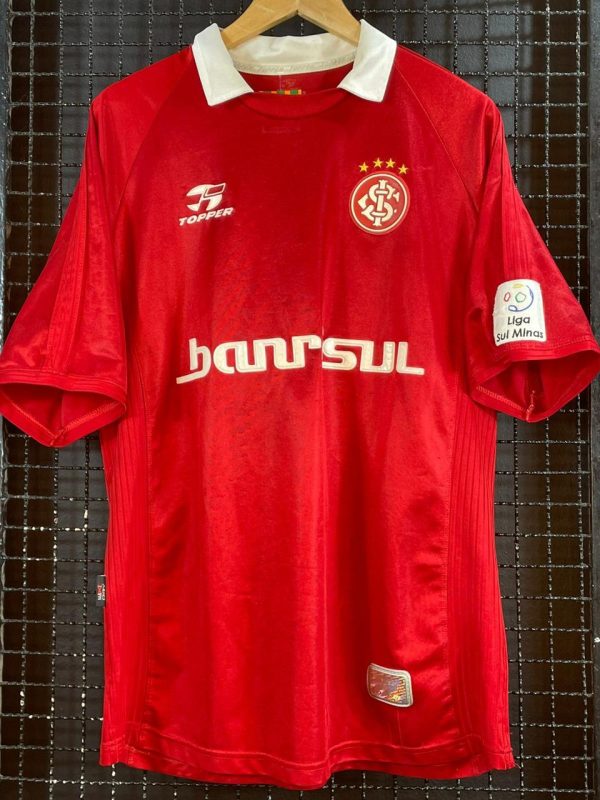 Camisa Internacional Topper 2002 Liga Sul-Minas vermelha