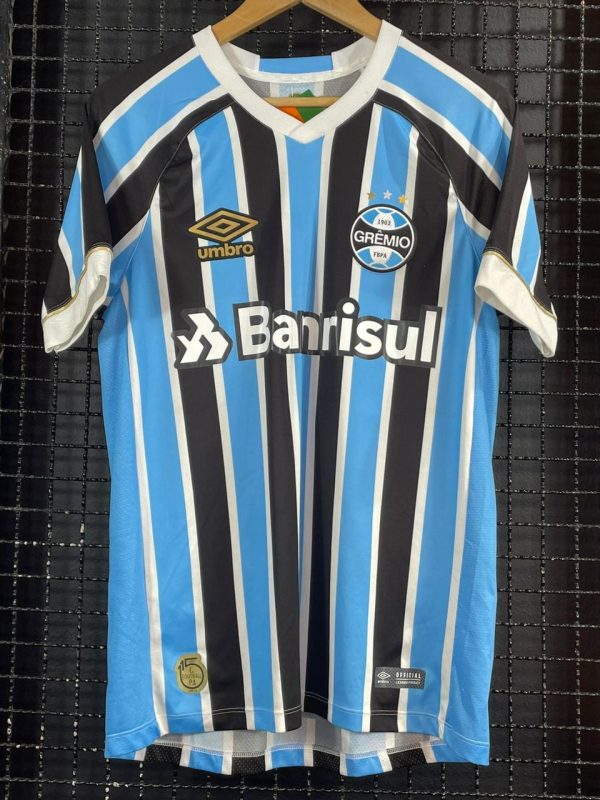 Camisa Grêmio Umbro 2018 Arthur tricolor