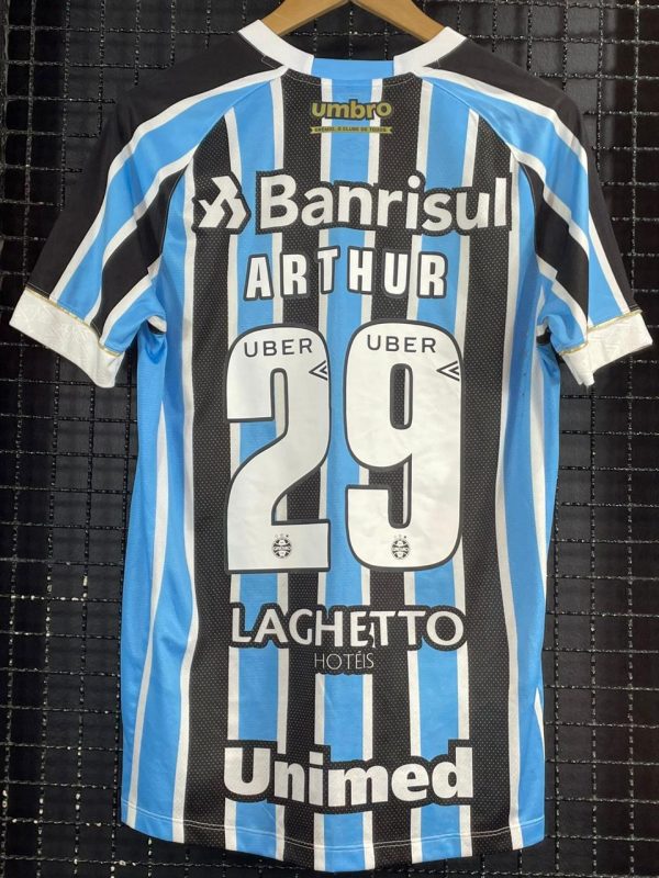 Camisa Grêmio Umbro 2018 Arthur tricolor - Imagem 2