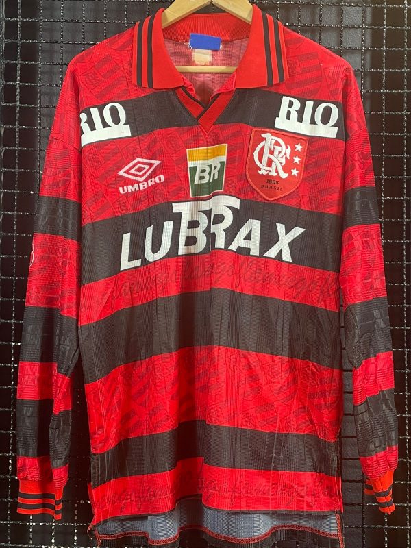 Camisa Flamengo Umbro Mangas Longas 1996