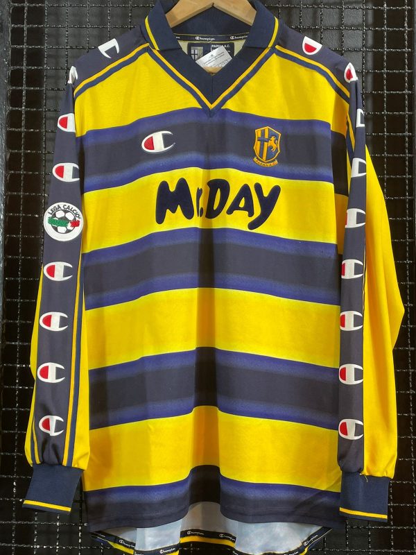 Camisa Parma Champion 2000 Thuram mangas longas
