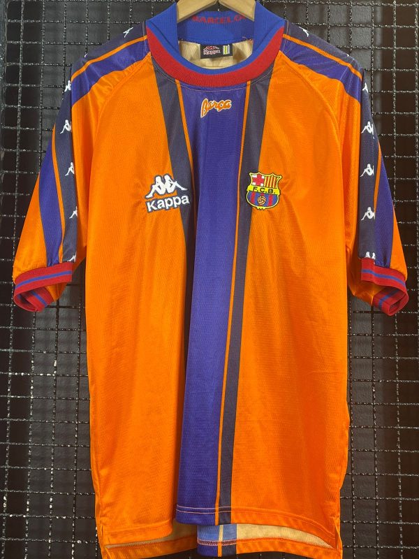 Camisa Barcelona Kappa 1996 laranja